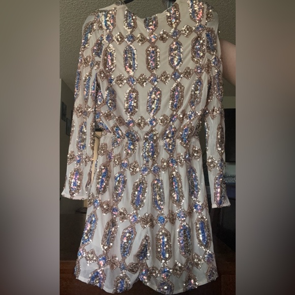 NWT Raga Anthropologie Seriah Sequin Romper - Picture 2 of 4